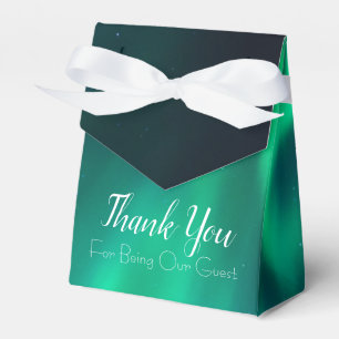 Northern Lights Wedding Favour Box