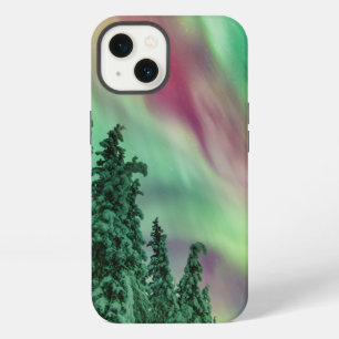 Northern Lights Winter in Glennallen, Alaska iPhone 13 Case