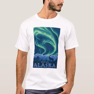 Northern Lights - Wrangell, Alaska T-Shirt