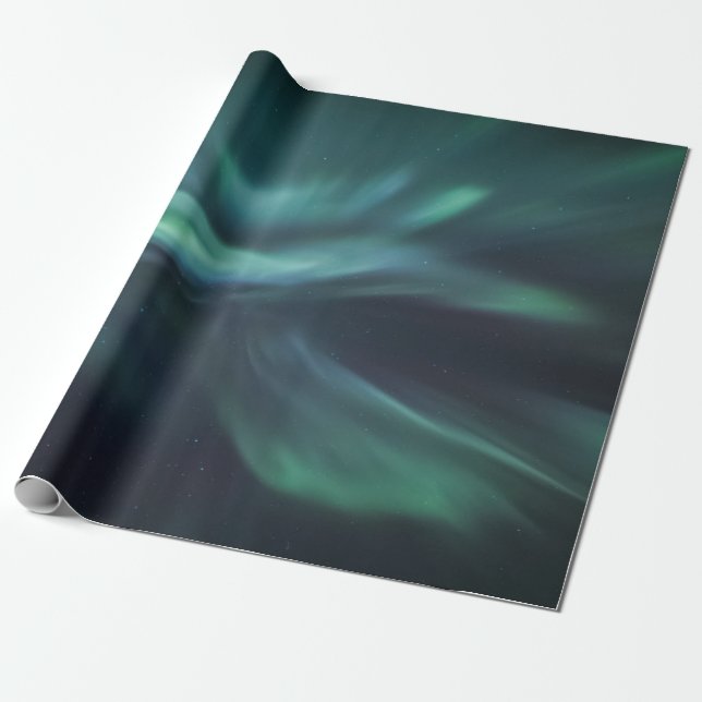 Northern Lights Wrapping Paper (Unrolled)
