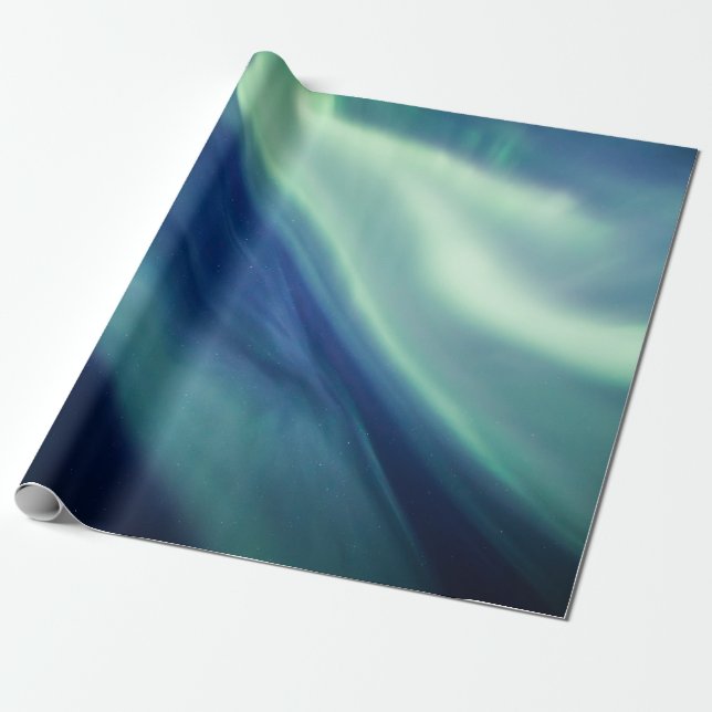 Northern Lights Wrapping Paper (Unrolled)