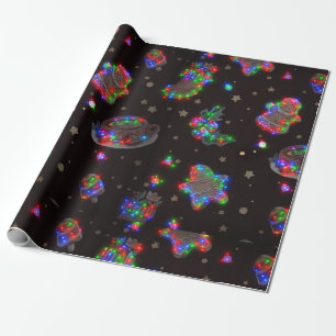 Northern Lights Wrapping Paper