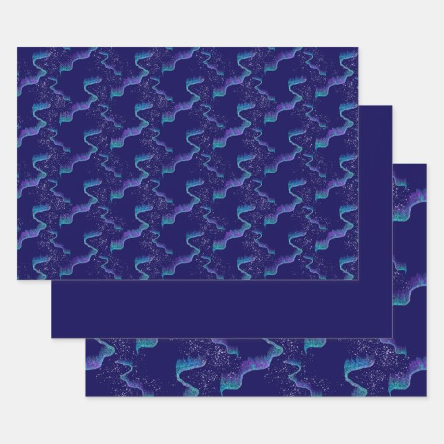 Northern Lights Wrapping Paper (Set)