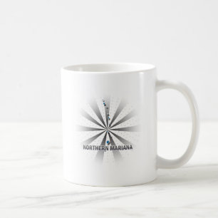 Northern Mariana Flag Map 2.0 Coffee Mug