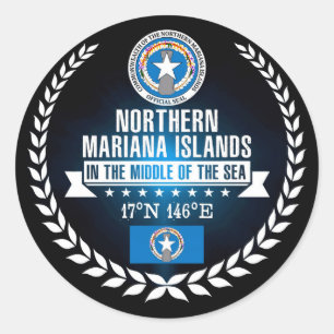 Northern Mariana Islands Classic Round Sticker