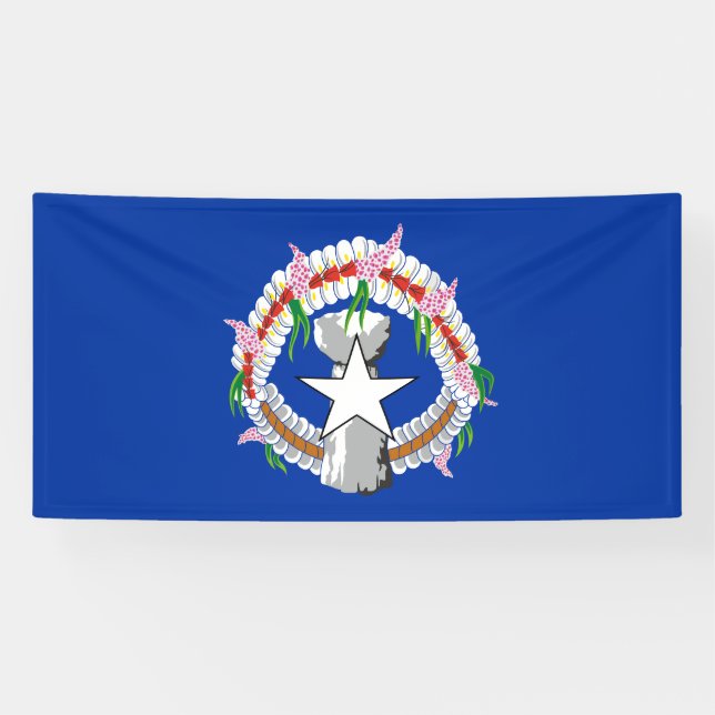 Northern Mariana Islands Flag Banner (Horizontal)