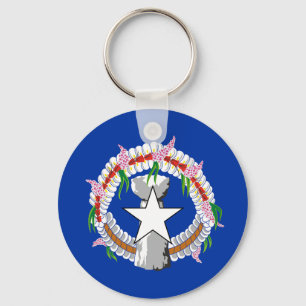 Northern Mariana Islands Flag Key Ring
