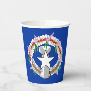 Northern Mariana Islands Flag Paper Cups