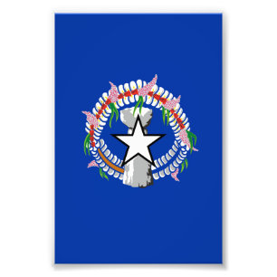 Northern Mariana Islands flag Photo Print