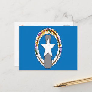Northern Mariana Islands - Flag - Postcard