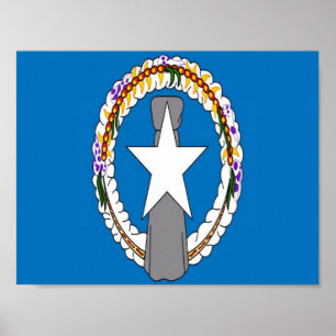 Northern Mariana Islands - Flag - Poster