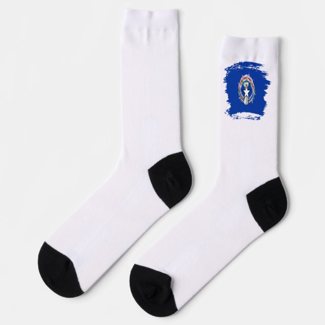 Northern Mariana Islands flag Socks (Left)