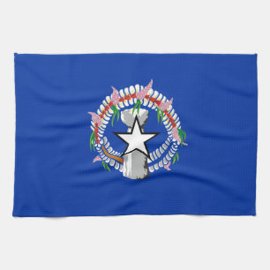 Northern Mariana Islands flag Tea Towel