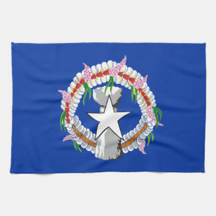 Northern Mariana Islands Flag Tea Towel