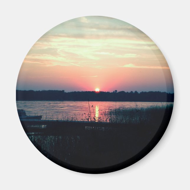 Northern Minnesota Sunset Magnet (Front)