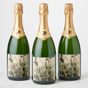 Northern Mocking Bird, Audubon's Birds of America Sparkling Wine Label