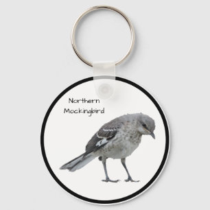Northern Mockingbird Key Ring
