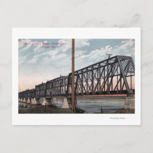 Northern Pacific Bridge View Postcard