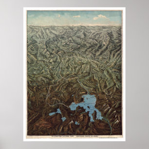Northern Pacific Yellowstone 1895 Poster