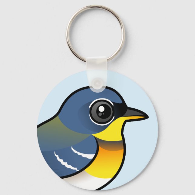 Northern Parula Key Ring (Front)