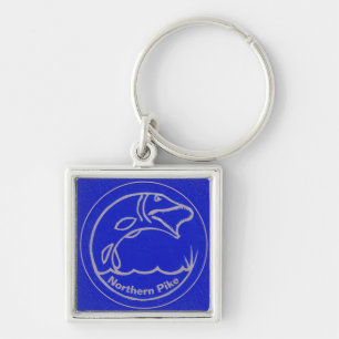 Northern Pike Fishing Key Ring