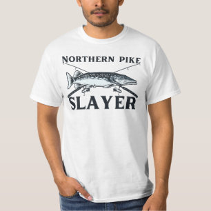 Northern Pike Slayer Pike Fishing T-Shirt