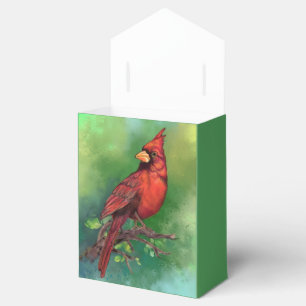 Northern Red Cardinal Bird Gift Box
