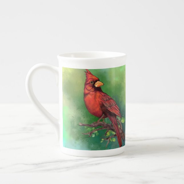 Northern Red Cardinal Mug (Left)