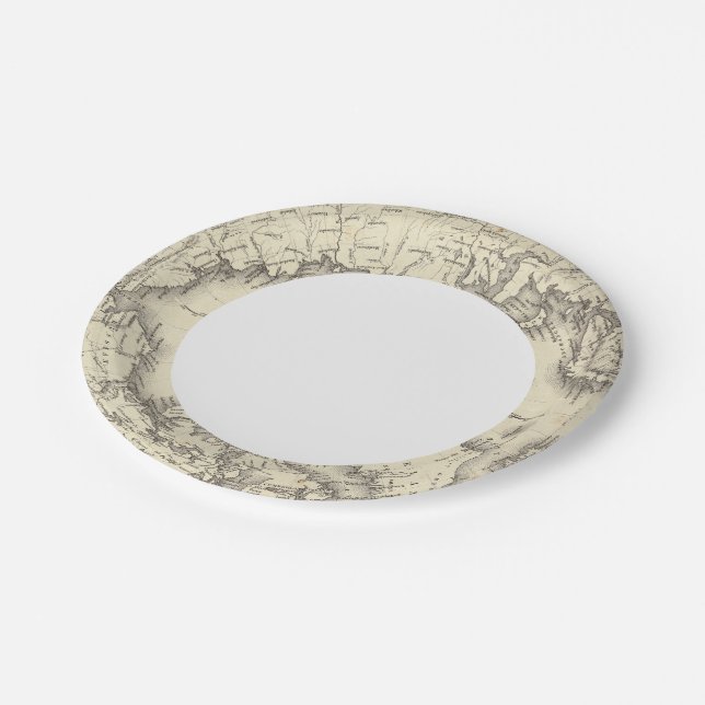 Northern Regions Paper Plate (Angled)
