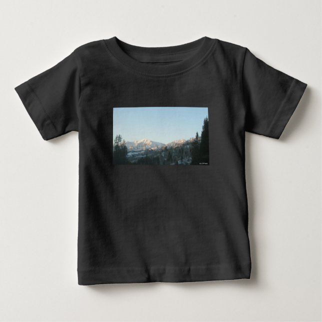 Northern Rocky Mountain Forest Baby T-Shirt (Front)