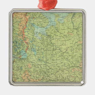 Northern Russia & Finland Metal Ornament