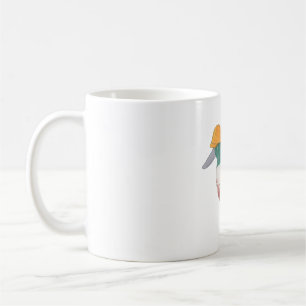 Northern Shoveler duck with hard hat Coffee Mug