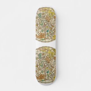 Northern Sky Star Chart and Constellations Map Skateboard