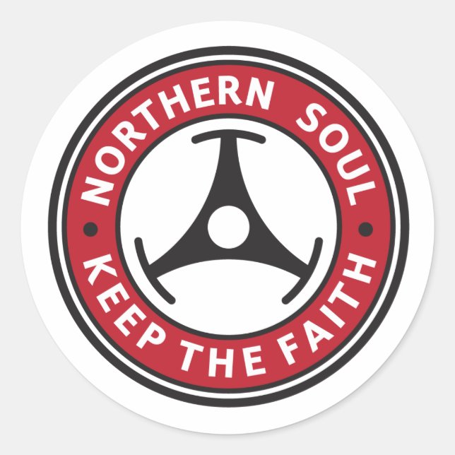 Northern Soul: Keep the Faith Classic Round Sticker (Front)