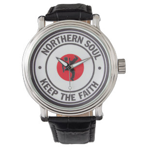 Northern Soul Keep The Faith Dancer Wristwatch