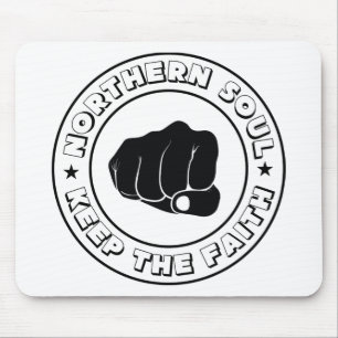 NORTHERN SOUL - KEEP THE FAITH DESIGN.png Mouse Pad