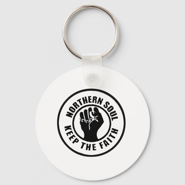 Northern Soul Key Ring (Front)