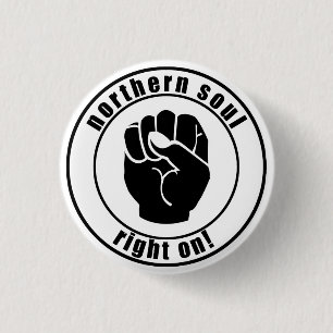 Northern Soul Patch Right On Button