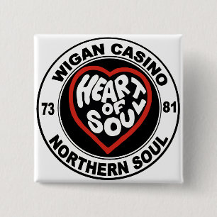 Northern soul Wigan Casino 15 Cm Square Badge