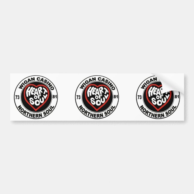 Northern soul Wigan Casino Bumper Sticker (Front)