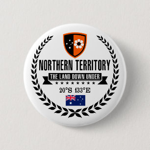 Northern Territory 6 Cm Round Badge