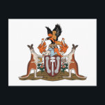 Northern Territory Coat of Arms Postcard<br><div class="desc">Norther Territory products. Northern Territory is federal land in Australia.</div>