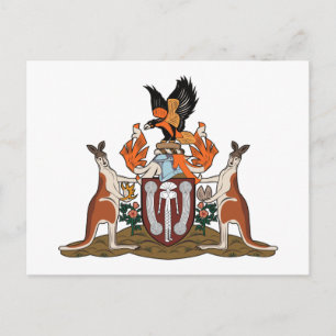 Northern Territory Coat of Arms Postcard