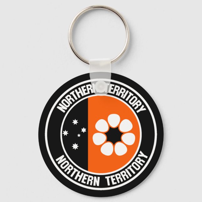 Northern Territory Round Emblem Key Ring (Front)