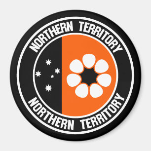 Northern Territory Round Emblem Magnet