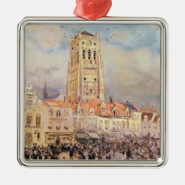 Northern Town Metal Ornament (Front)