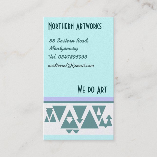 Northern Triangles Profile Card (Front)