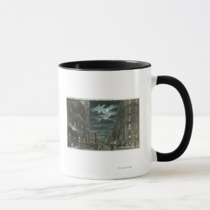 Northern View of Chenango Street at Night Mug