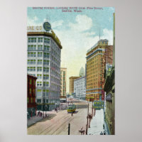 Northern View of Second Ave from Pike Street