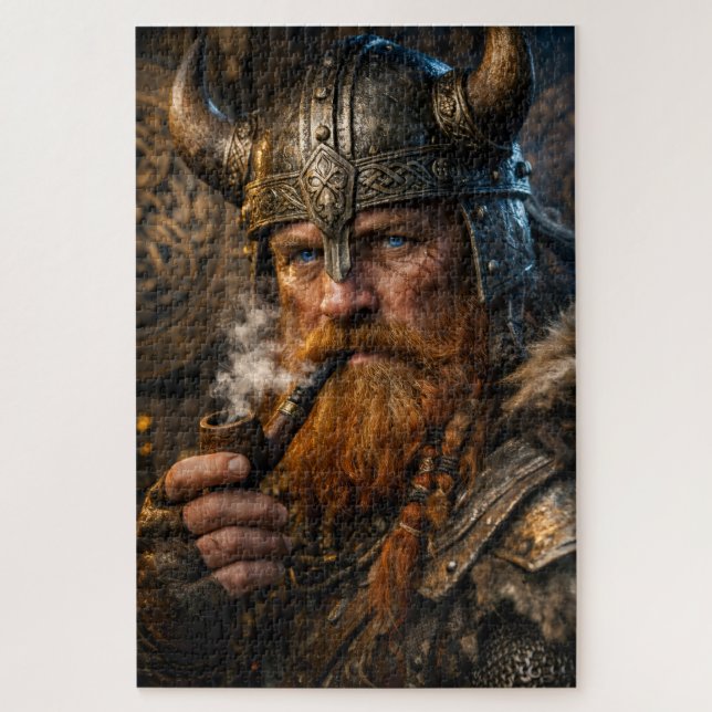Northern Warrior in Winter Light Jigsaw Puzzle (Vertical)